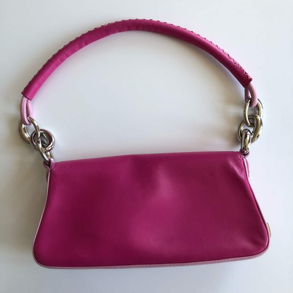 Escada Pink Ruffles Shoulder Bag - Picture 8 of 15